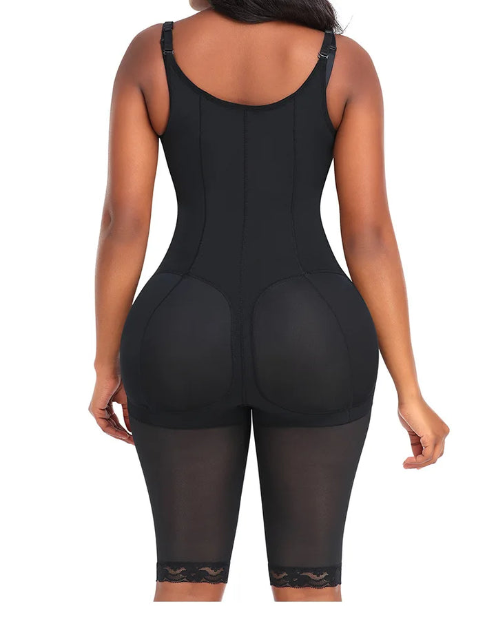 Fajas High Compression Shapewear Bodysuit for Women – Tummy Control & Thigh Slimming