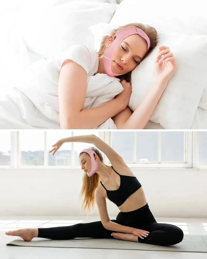 V-Line Face Shaping Strap – Double Chin Reducer & Skin Tightening Lifting Band