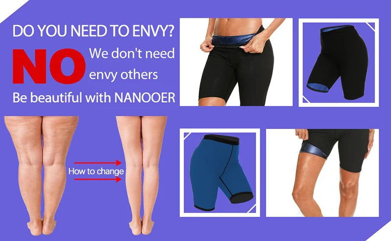 MISSMOLY Hot Sweat Sauna Panties – Women’s Thermo Body Shaper Shorts
