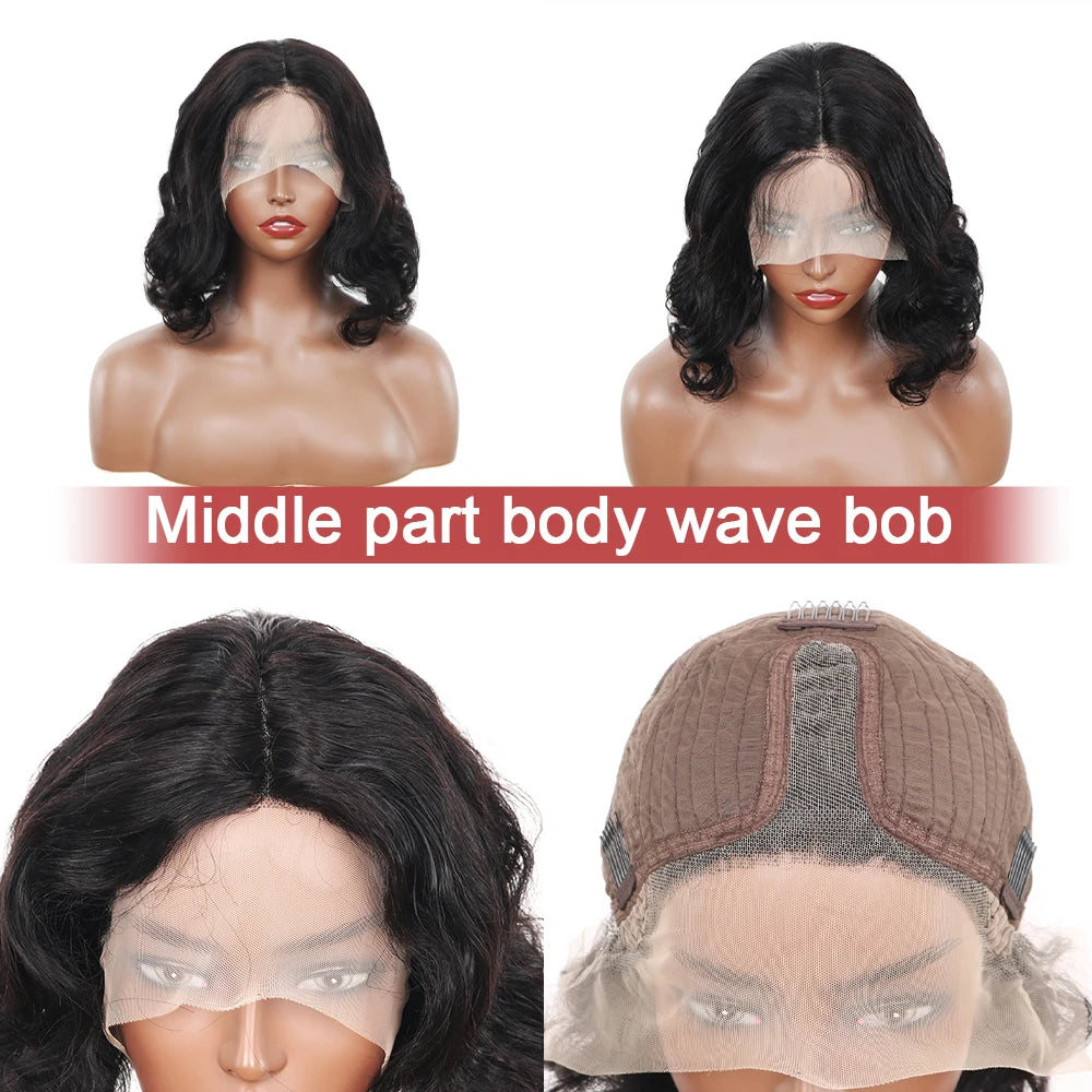 Luxe Confidence Straight Bob – 100% Remy Human Hair Glueless Wig with Pre-Cut Lace