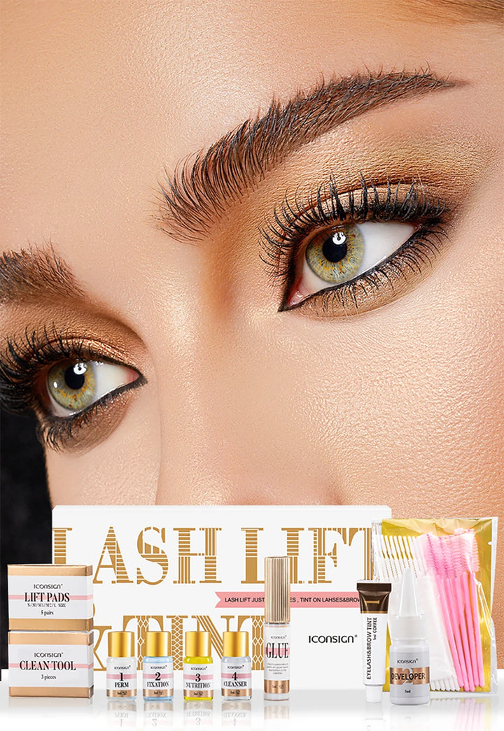 ICONSIGN Lash Lift & Brow Tint Kit – Salon Results from Home