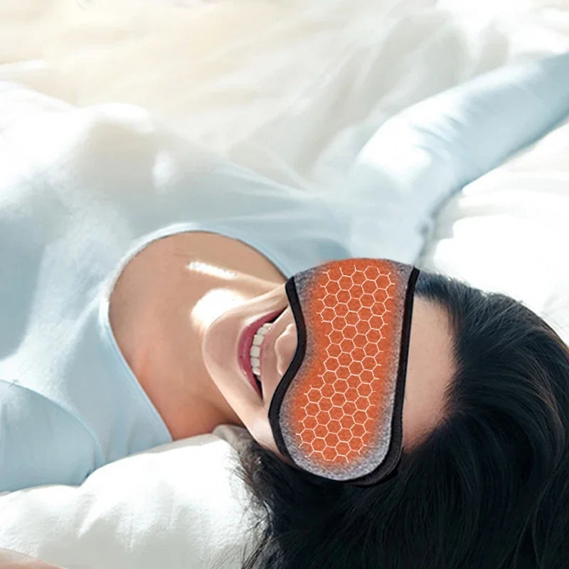 USB Steam Eye Mask Electric Heating Hot Compress Intelligent Heating Sleep Shading 3D Eye Protection Sleep mask eyes Vibrator