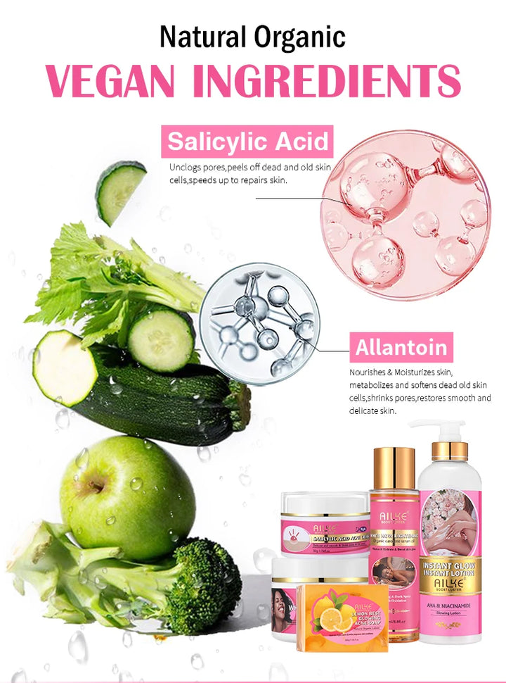 Radiance Renewal Skincare Set – Organic Brightening & Glow-Boosting Essentials