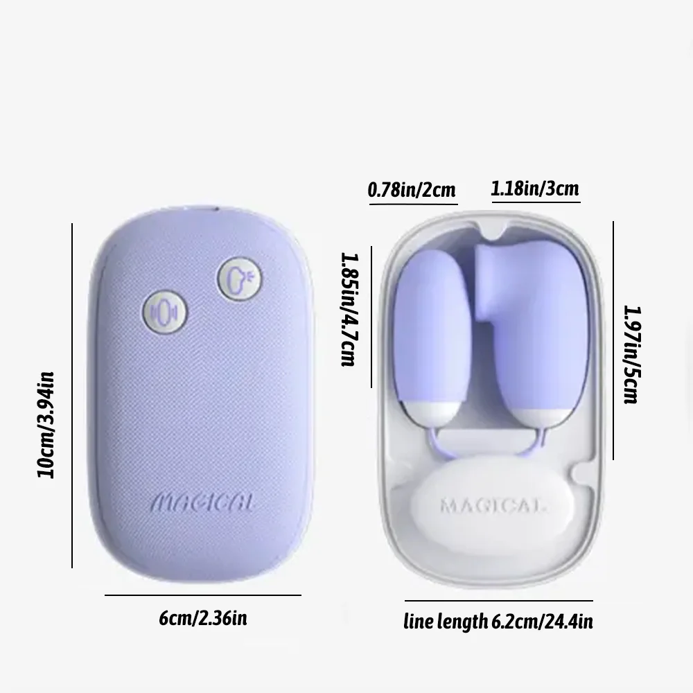 Clitoral Sucking Vibrator & Vibrating Egg – 2-in-1 G Spot, Nipple & Clitoris Stimulator with 12 Modes, USB Rechargeable