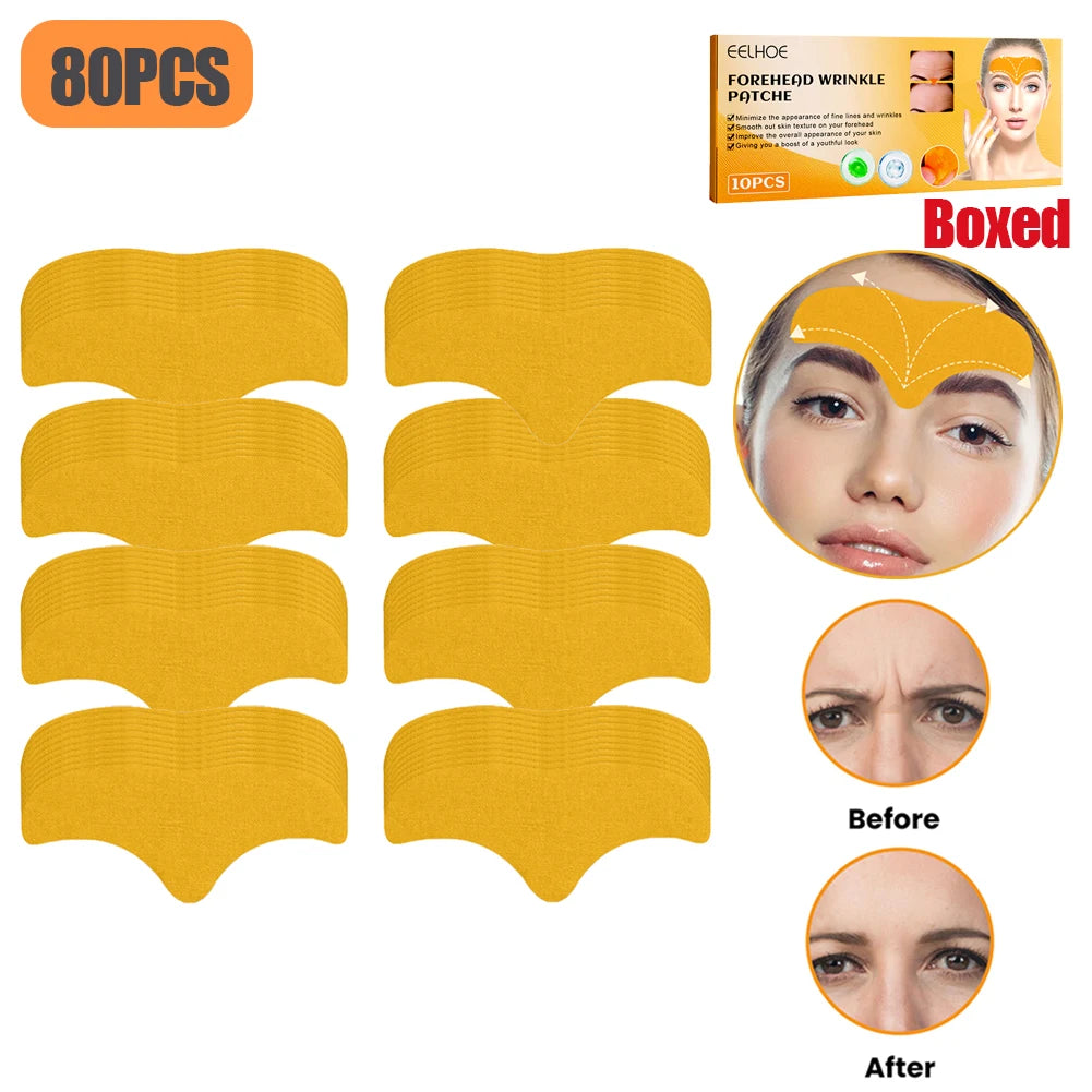 EmpowerEase Collagen Forehead Wrinkle Patches – Smoothing, Lifting & Anti-Aging Care (10-Pack)