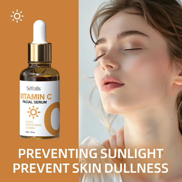 Séfralls Dual-Action Retinol & Vitamin C Serum Set – 2PCS Morning & Night Brightening + Anti-Aging Skincare Duo