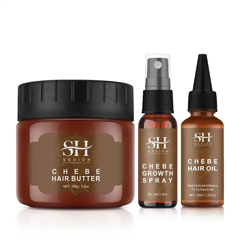 Chebe PowerGrow Hair Revival Set – Anti-Breakage & Fast Growth Oil for Thicker, Stronger Hair