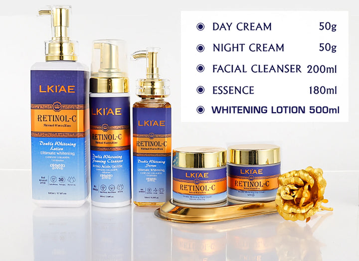 EmpowerEase Retinol-C Radiance Renewal Skincare Set – Brighten, Hydrate & Restore