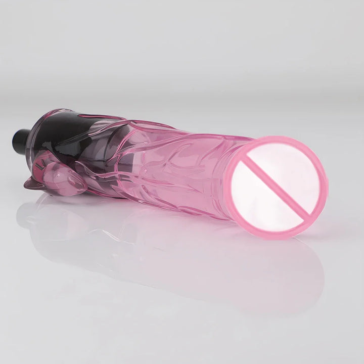 PAQIN Fascia Gun Vibrator Attachment – Soft Silicone G-Spot & Clitoral Stimulator Head, Waterproof Dildo Massager for Women & Couples