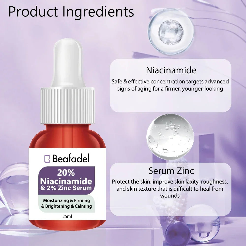 EmpowerEase 20% Niacinamide Brightening Serum – Fade Dark Spots, Shrink Pores & Hydrate Skin