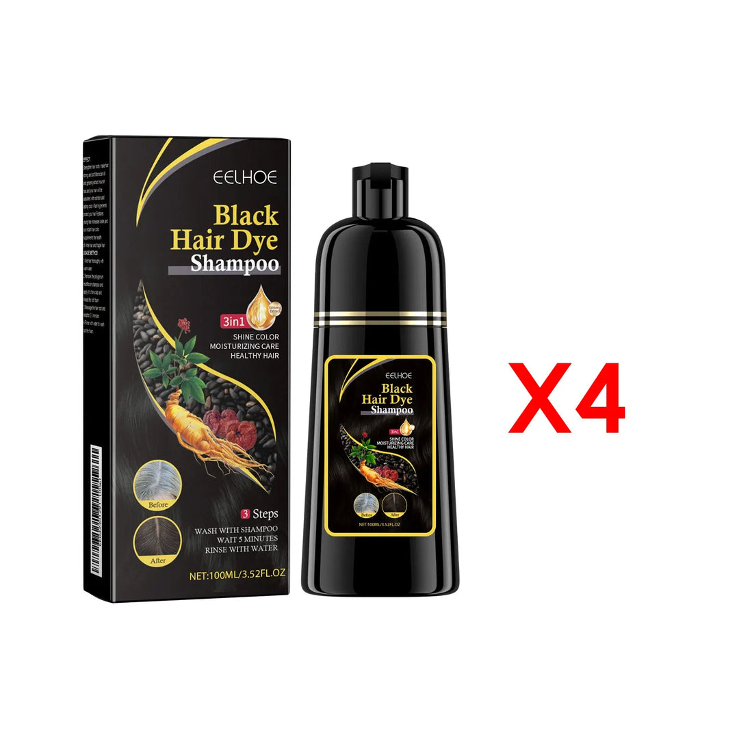 100ml Natural Plant Hair Dye Shampoo 3 in 1