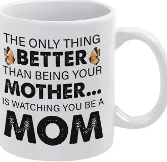Best Mom Ever Ceramic Mug – Timeless Gift for Motherhood Moments (11oz)
