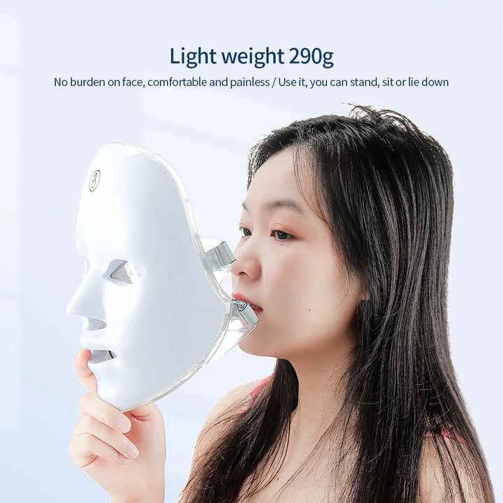 LumaGlow 7-Color LED Facial Therapy Mask
