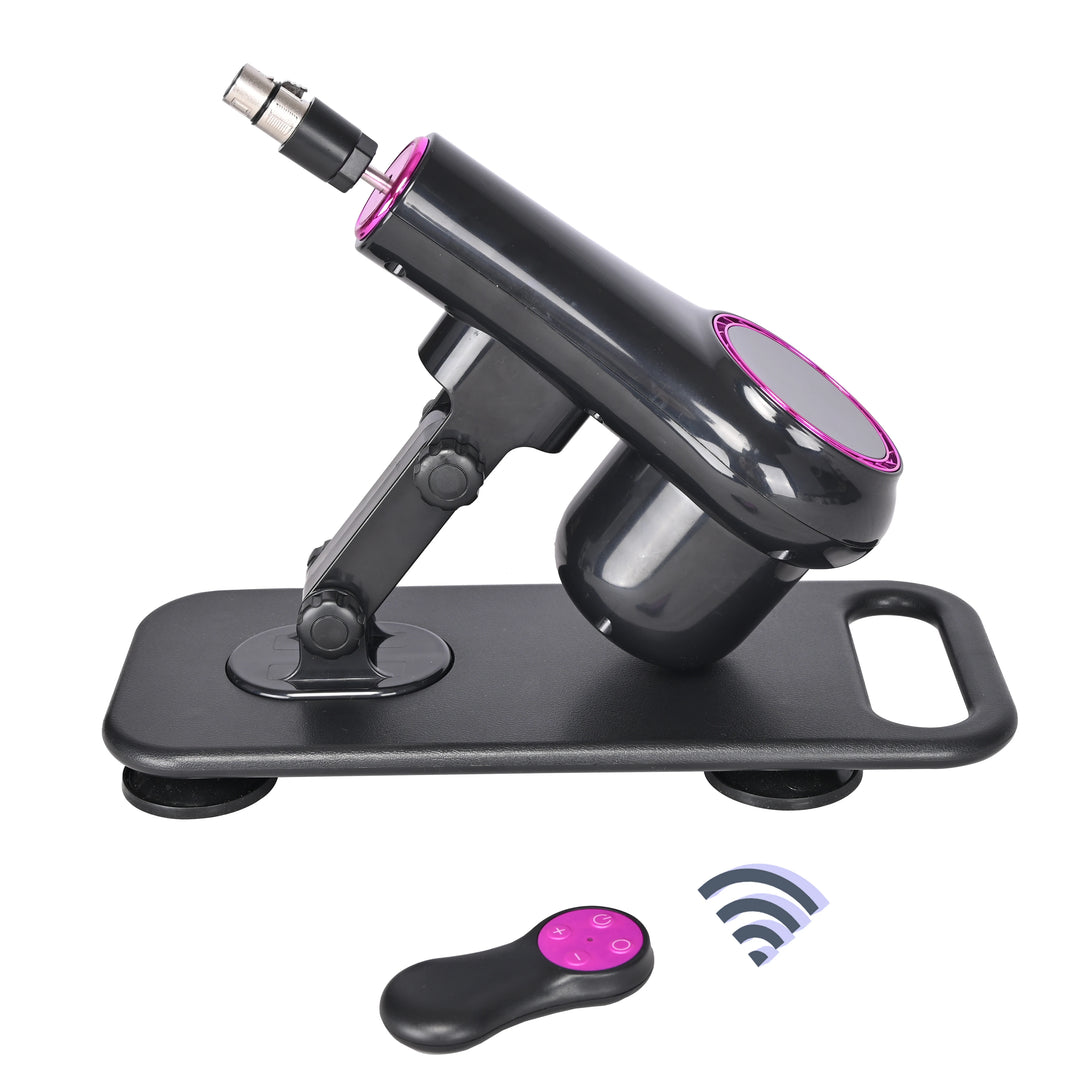 ROUGH BEAST A1 Wireless Sex Machine – Adjustable Thrusting Masturbation Pump with Remote Control & Multiple Attachments