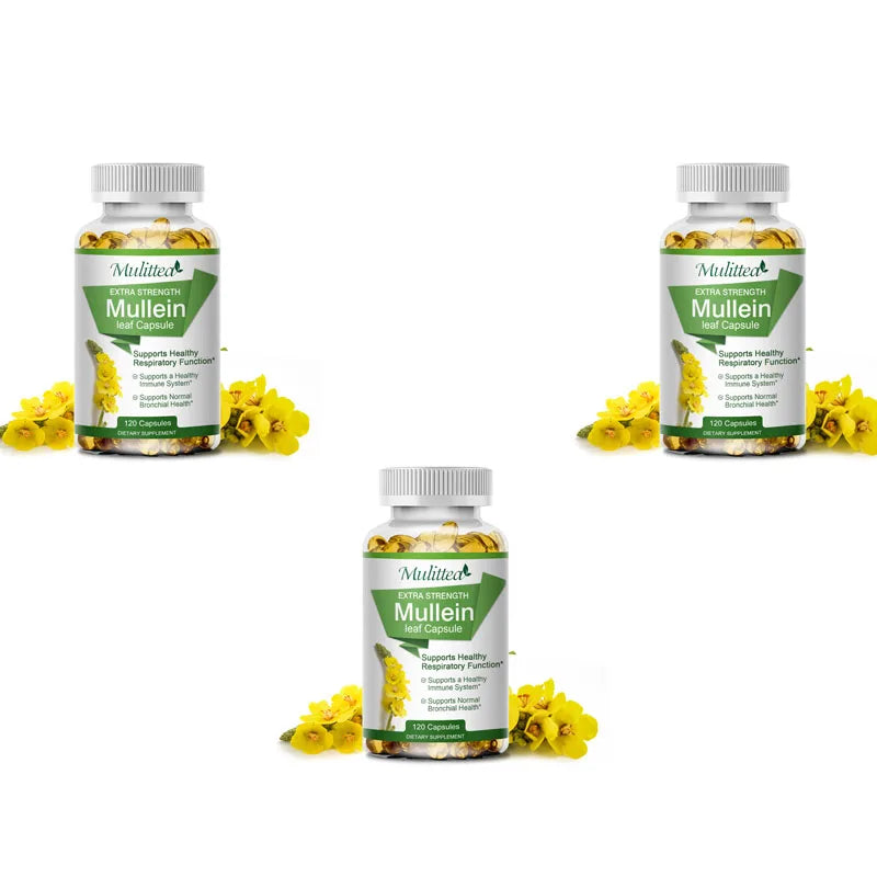 EmpowerEase Mullein Leaf Lung Cleanse Capsules – Natural Respiratory Support, 1000mg