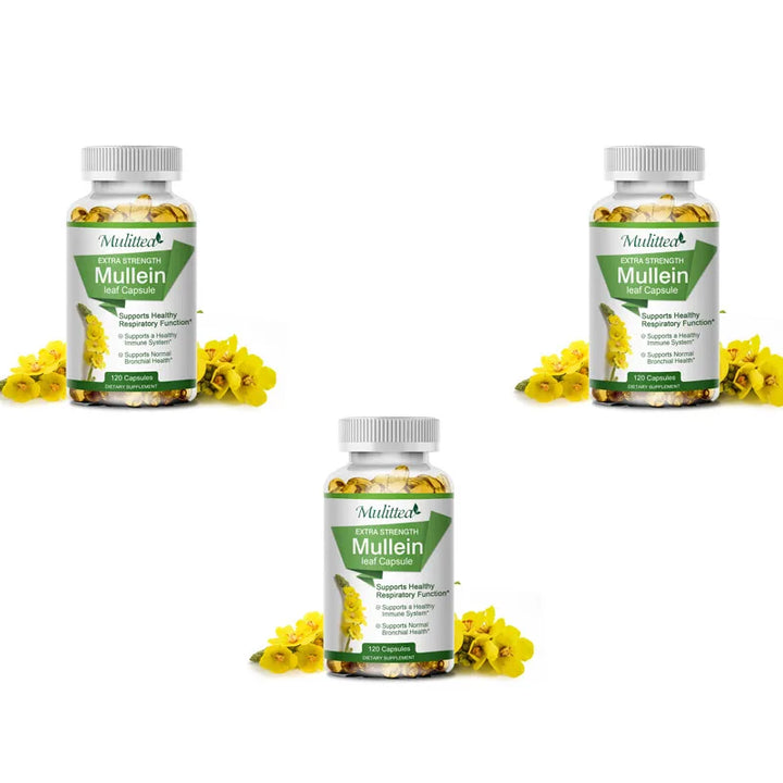EmpowerEase Mullein Leaf Lung Cleanse Capsules – Natural Respiratory Support, 1000mg