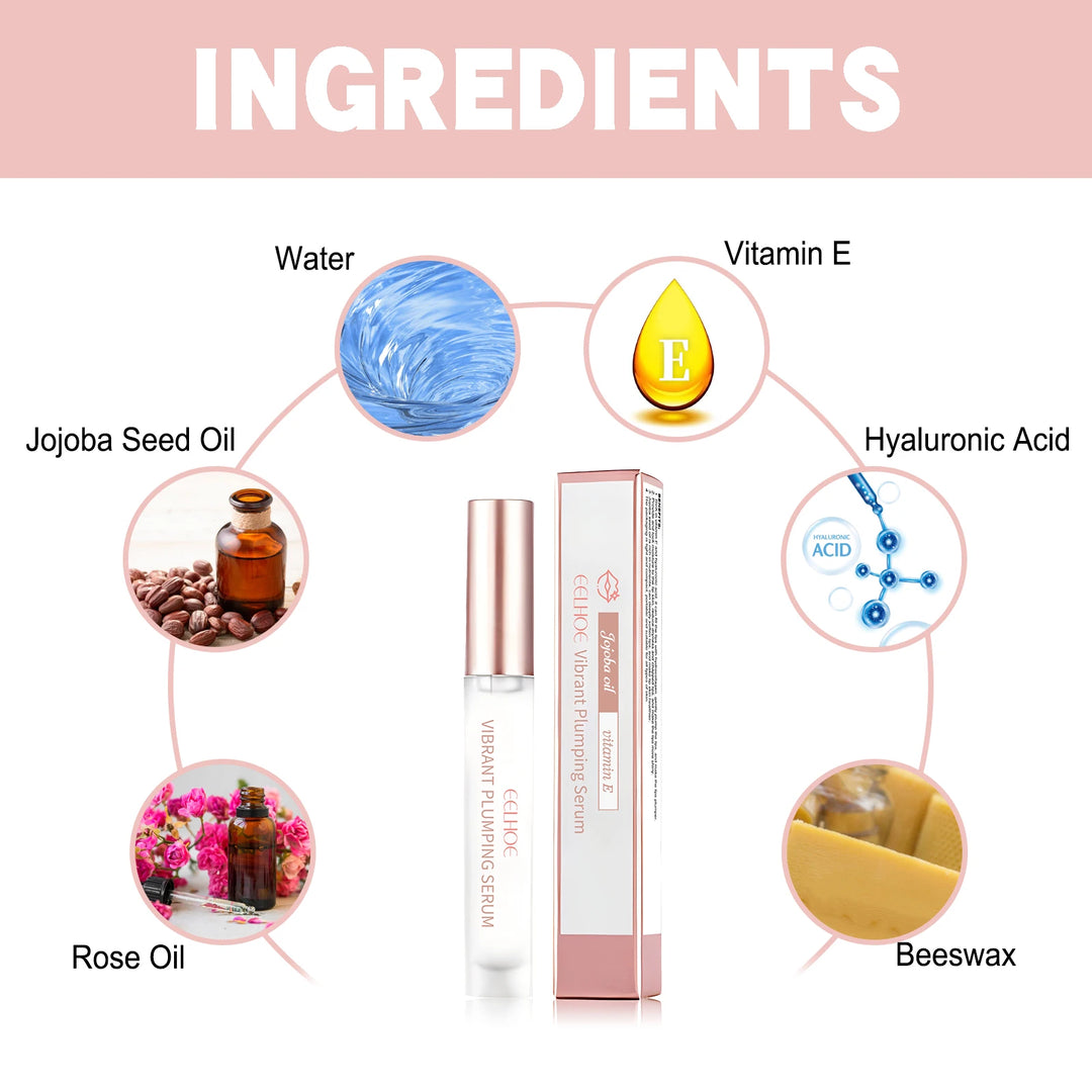 Plump & Glow Lip Serum Trio – Vitamin E Moisture Gloss