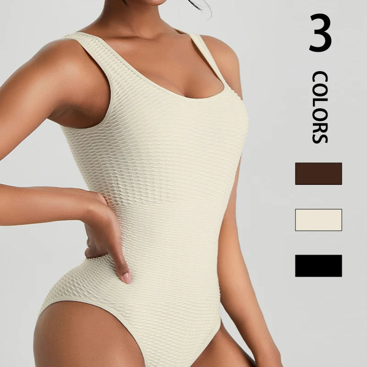 Women's Seamless Sleeveless Yoga Jumpsuit – One-Piece Push-Up Gym Bodysuit Workout Fitness Tracksuit