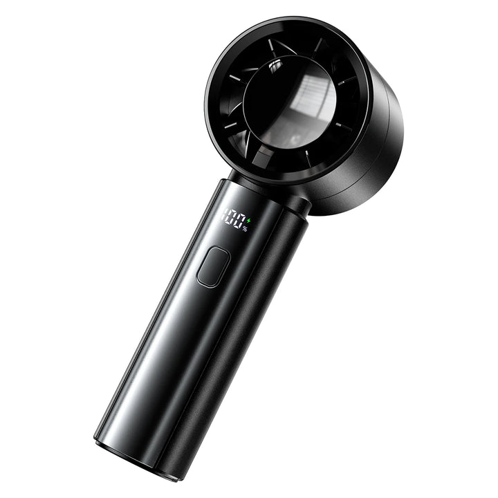 coldSky Portable Handheld Fan 3000mAh Battery Operated Cooling Fan 5 Speed Adjustable Small Desktop Fan With Digital Display