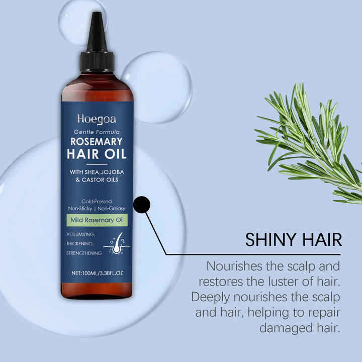 Rosemary Biotin Hair Revival Oil – Strengthening & Volumizing Treatment with Jojoba & Castor Oils