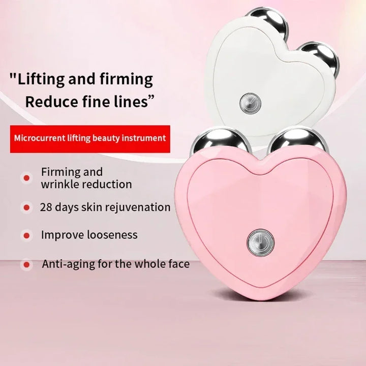 Radiant Lift Microcurrent Sculpting Roller – Portable Face Lifting & Firming Massager