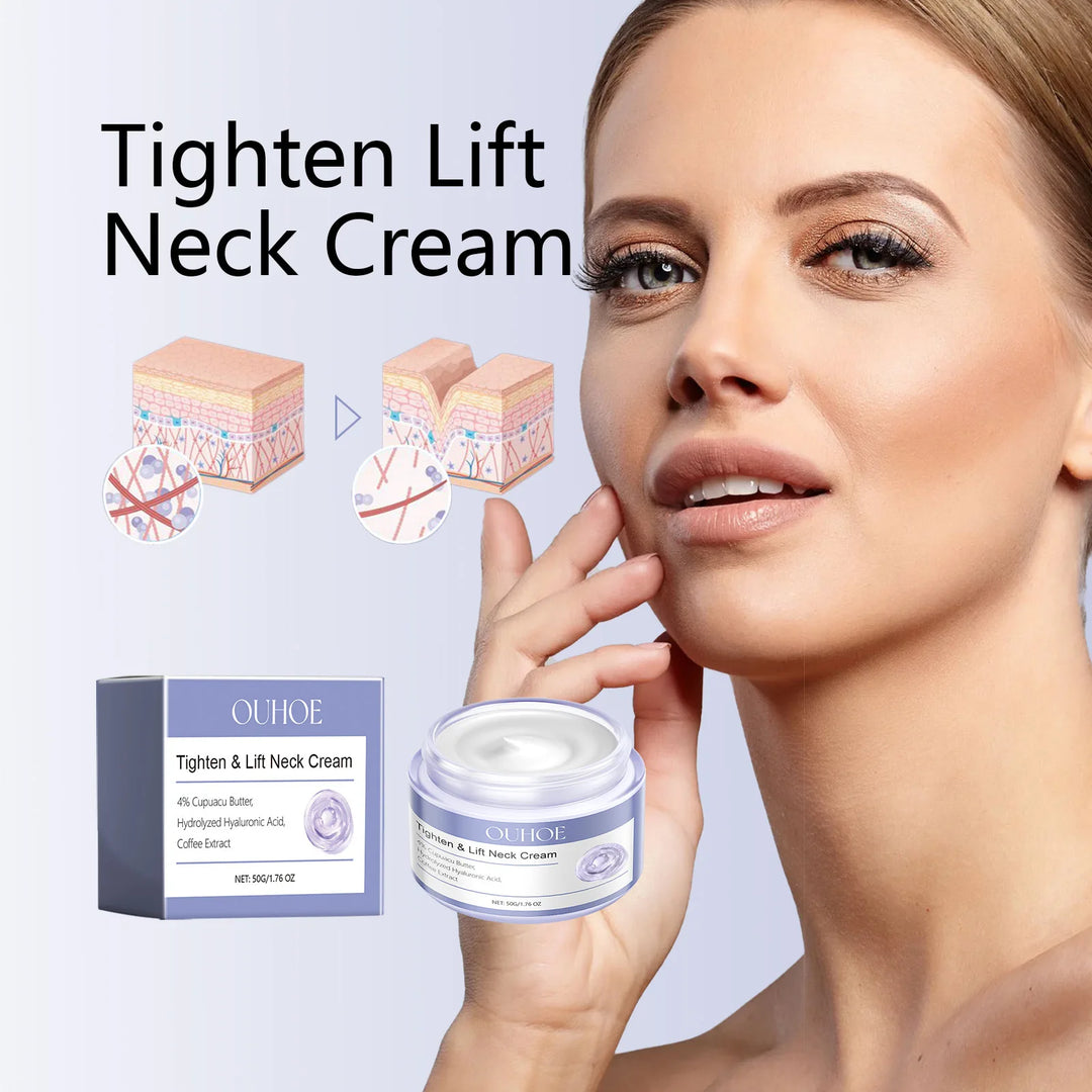 OUHOE Neck Tightening Cream – Firming, Moisturizing & Anti-Wrinkle Neck Care
