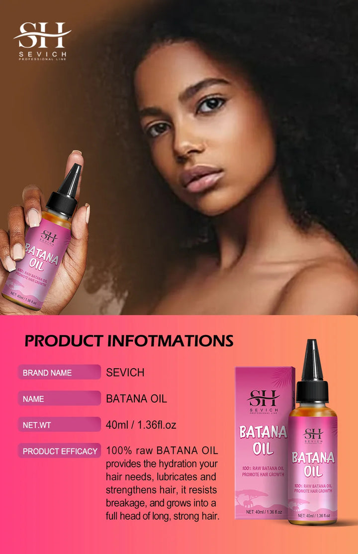 Pure Radiance 100% Organic Batana Oil – Hair Growth & Repair Treatment
