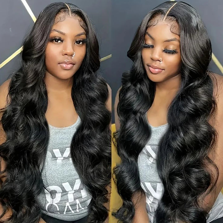 HD Body Wave Lace Front Wig – 28–30” Virgin Brazilian Hair, 180% Density
