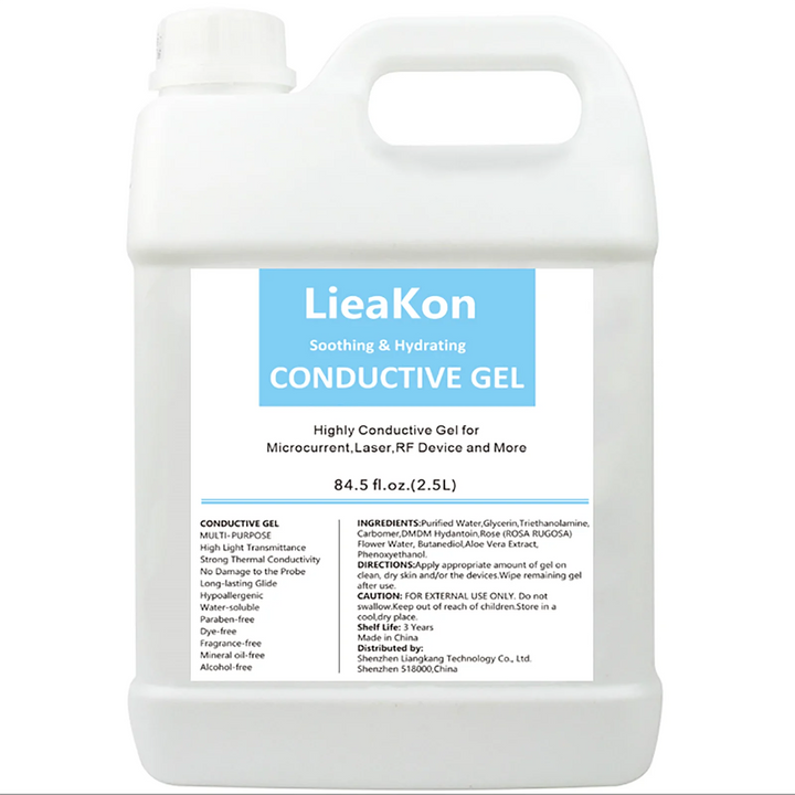 2.5L Clear Conductive Gel for Radiofrequency & Cavitation | Ultrasound Contact Gel