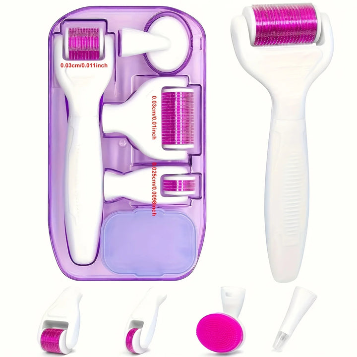 RenewGlow 6-in-1 Derma Roller System