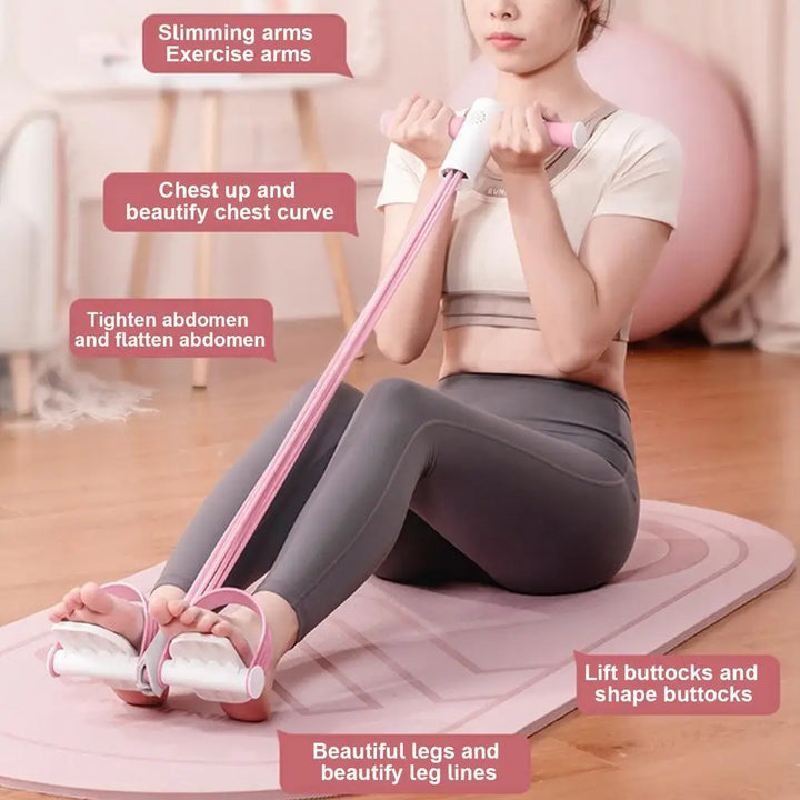 EmpowerStretch 6-Tube Resistance Pedal Band
