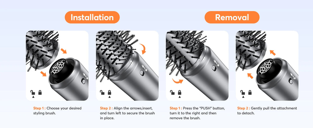 LuxeFlow 5-in-1 AirStyler Pro – Volumize, Curl, Straighten & Shine