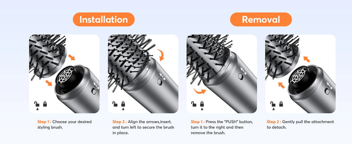 LuxeFlow 5-in-1 AirStyler Pro – Volumize, Curl, Straighten & Shine