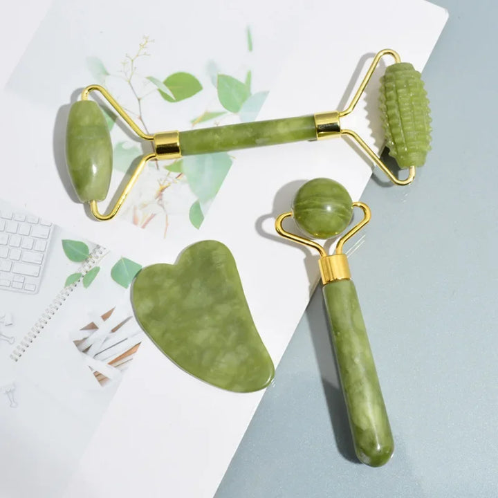 Radiance Ritual Rose Quartz Roller & Gua Sha Set