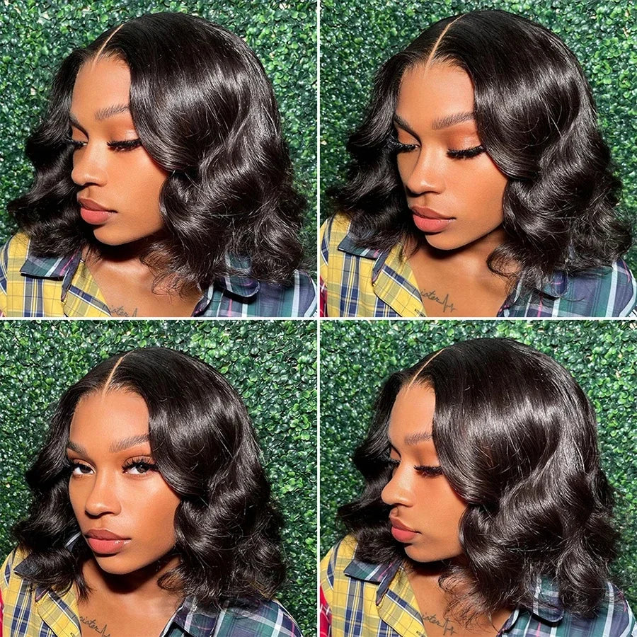 Grace Wave Lace Wig – Glueless Body Wave Bob in Remy Human Hair