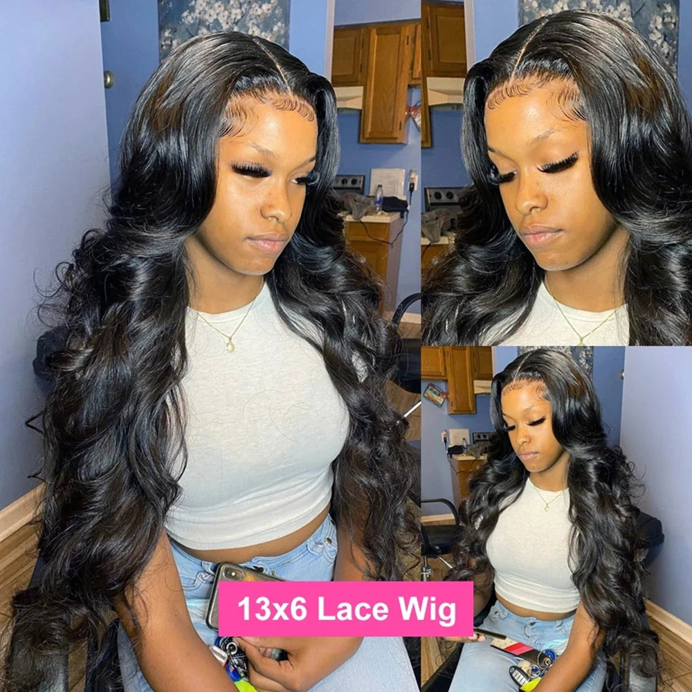 Empower Length 36" Body Wave HD Lace Wig – Brazilian Human Hair, 180% Density