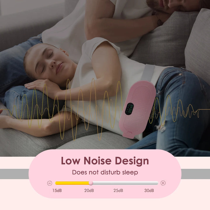 Smart Heating Belt for Menstrual Cramp Relief – Wireless & USB Rechargeable