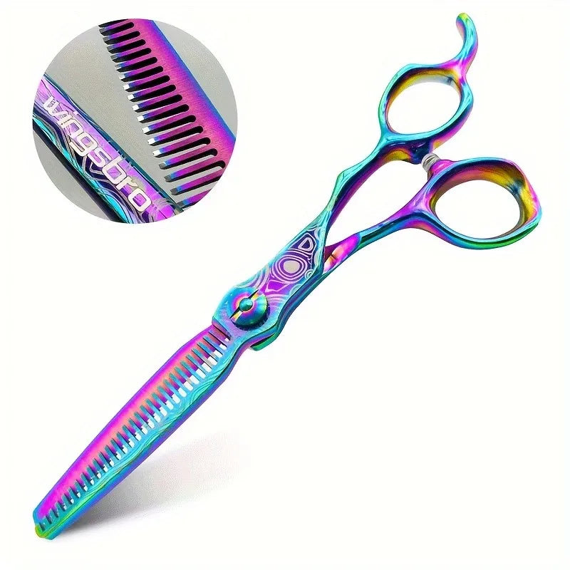 Wingsbro 6.7" Professional Hairdressing Scissors – Premium Stainless Steel Cutting & Thinning Shears for Barbers and Stylists