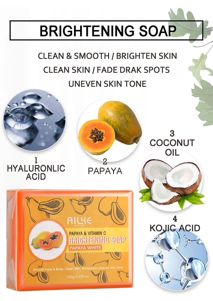 AILKE Radiance Renewal Collagen Skincare Set – Brighten, Hydrate & Even Tone