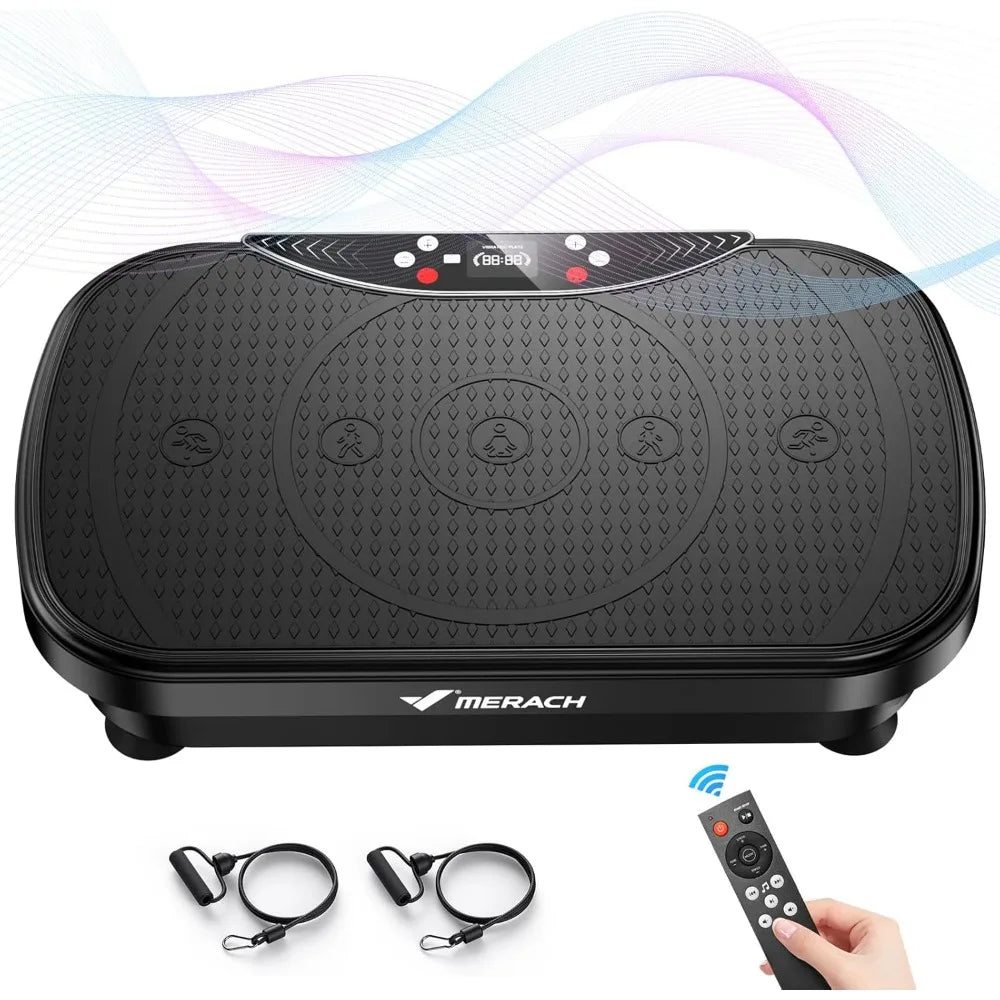 EmpowerVibe Luxe Vibration Plate with Bluetooth & LED Display