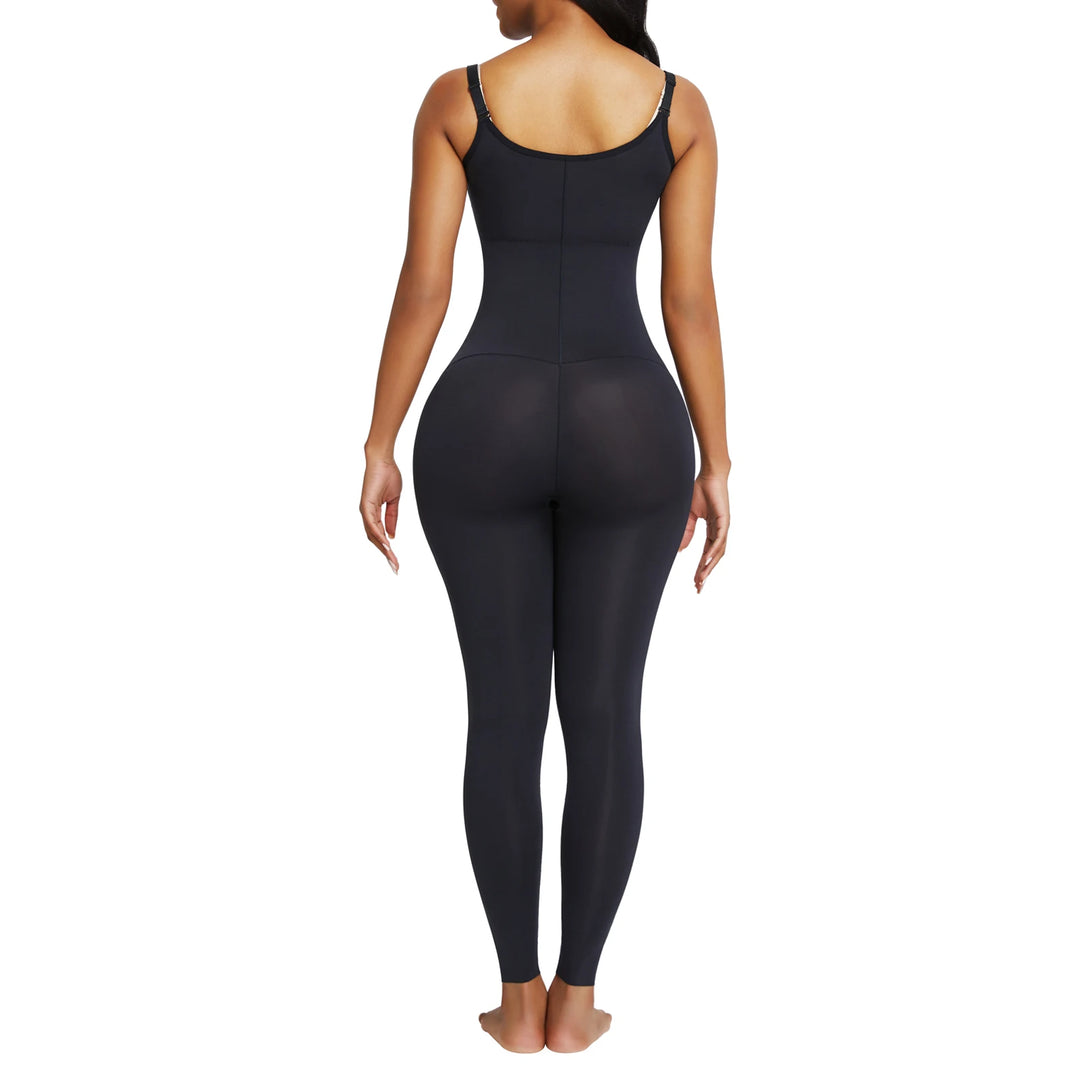 HEXIN Supper High Waist Shapewear Bodysuit – Tummy Control, Butt Lifter, Underboob Support, Adjustable Straps