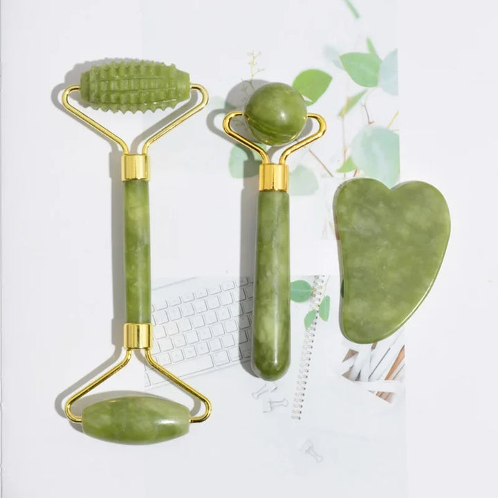 Radiance Ritual Rose Quartz Roller & Gua Sha Set