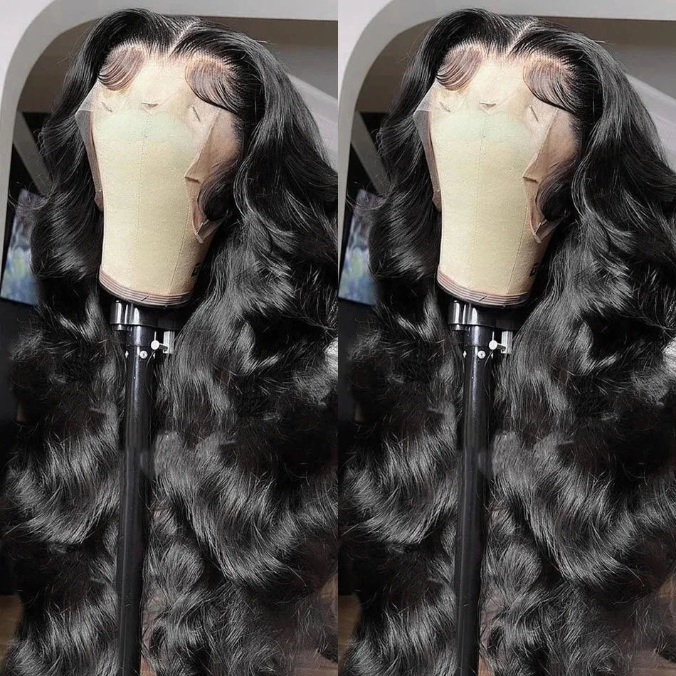 Water Wave Lace Front Wig – HD Transparent Lace, 200% Density, Glueless Fit