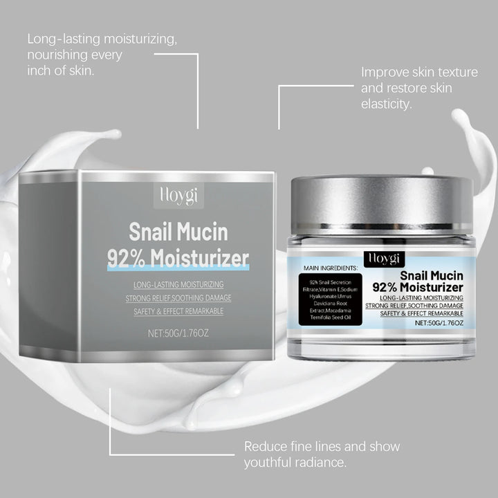 Snail Mucin 92% Repair Gel Cream – Hydrate, Soothe & Rejuvenate