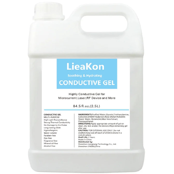 2.5L Clear Conductive Gel for Radiofrequency & Cavitation | Ultrasound Contact Gel
