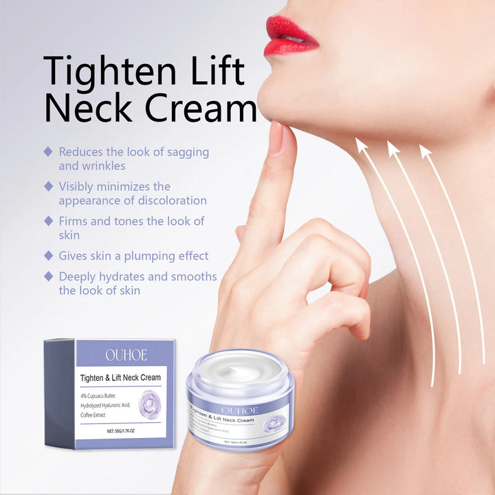 OUHOE Neck Tightening Cream – Firming, Moisturizing & Anti-Wrinkle Neck Care