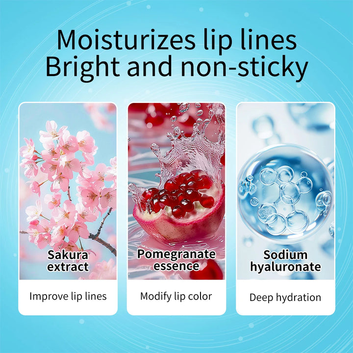 Blossom Restore Lip Serum – Cherry Blossom Moisturizing & Smoothing Treatment