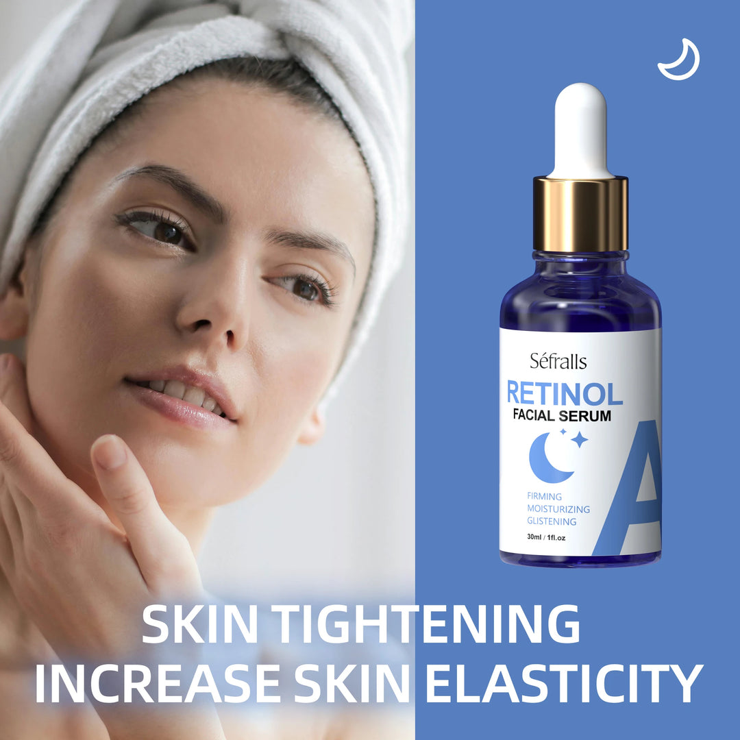 Séfralls Dual-Action Retinol & Vitamin C Serum Set – 2PCS Morning & Night Brightening + Anti-Aging Skincare Duo