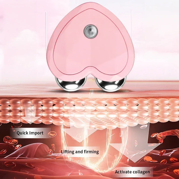 Radiant Lift Microcurrent Sculpting Roller – Portable Face Lifting & Firming Massager