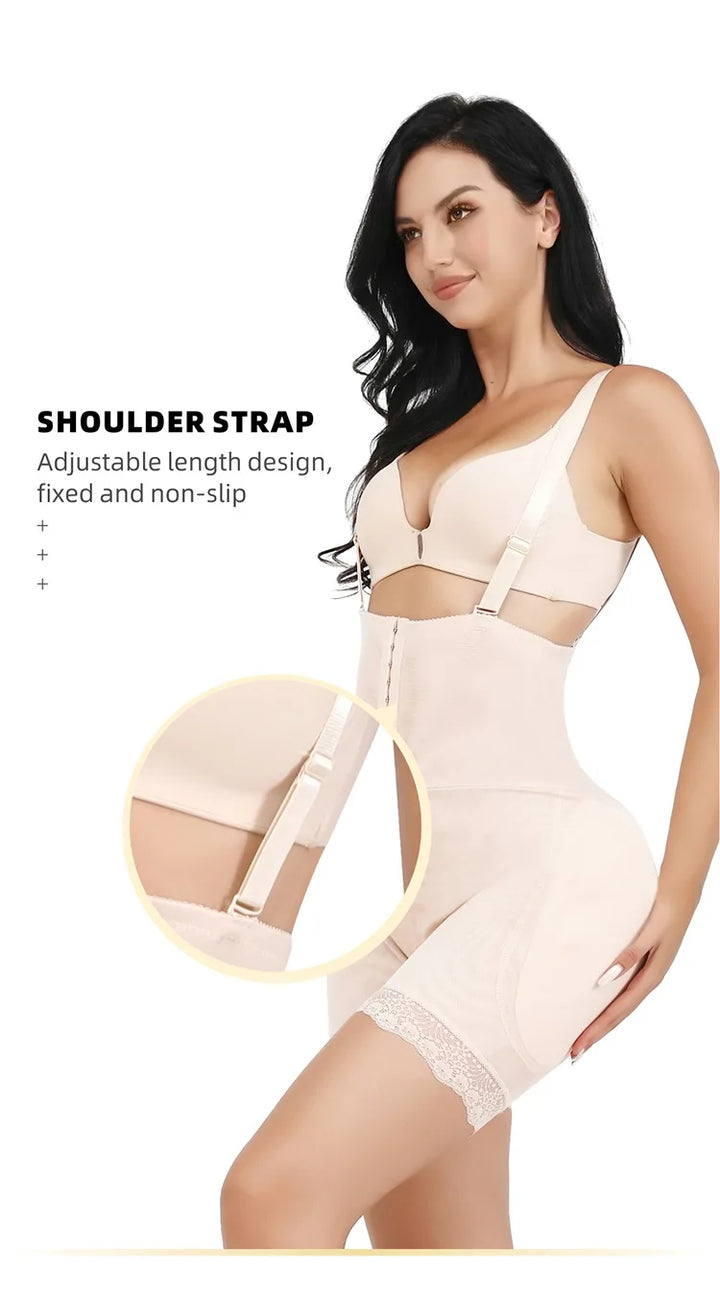 Women's Body Shaper with Hip Pads & Tummy Control